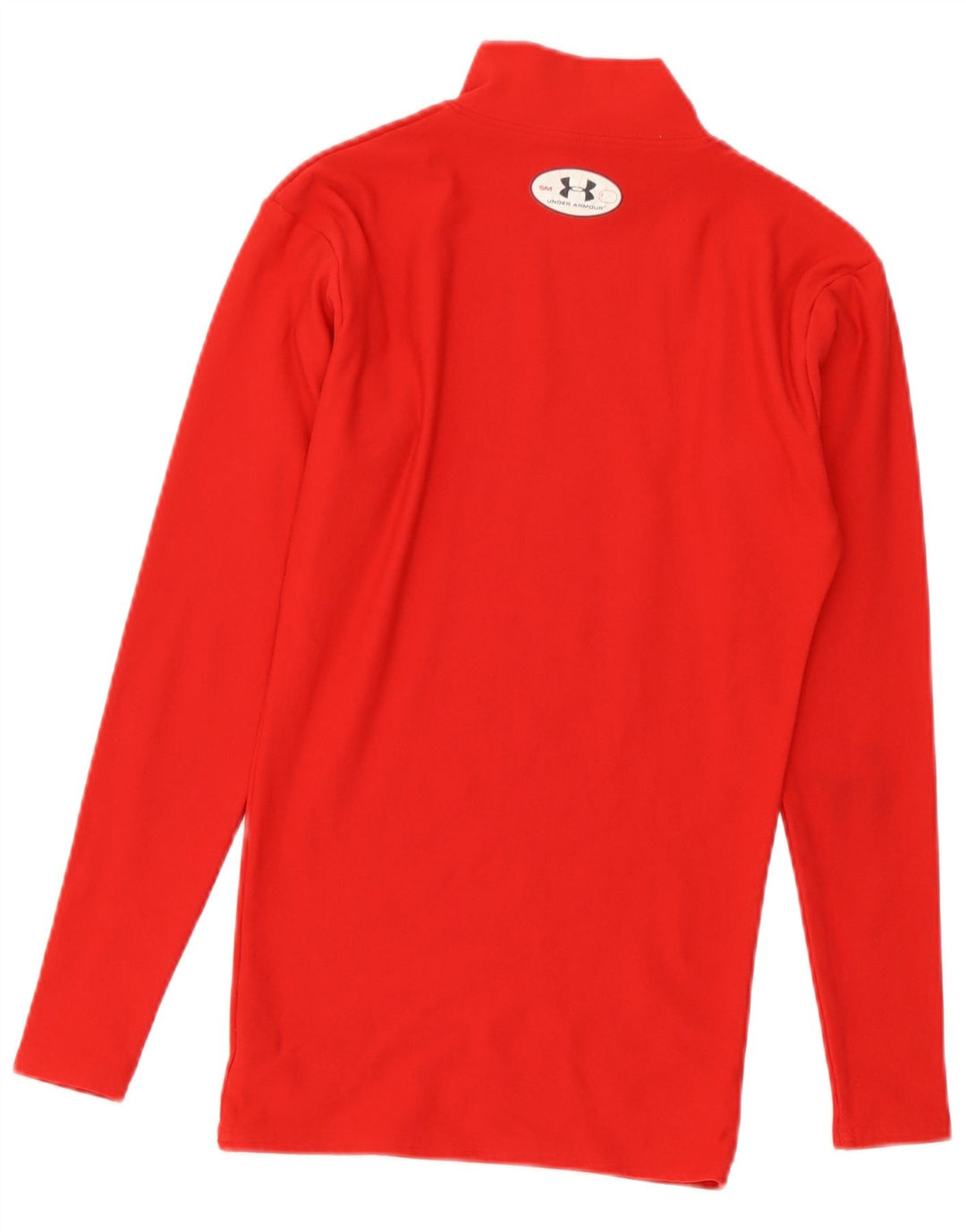 Under Armour Ženska majica Cold Gear s dugim rukavima UK 8 Mala crvena najlonska obuća