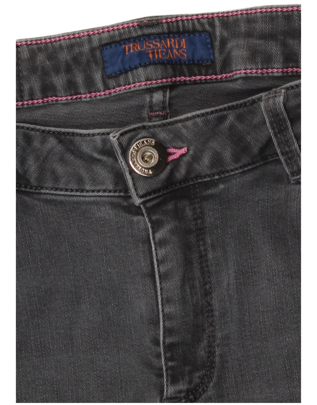 Trussardi ženske uske traperice W28 L32 sivi pamuk
