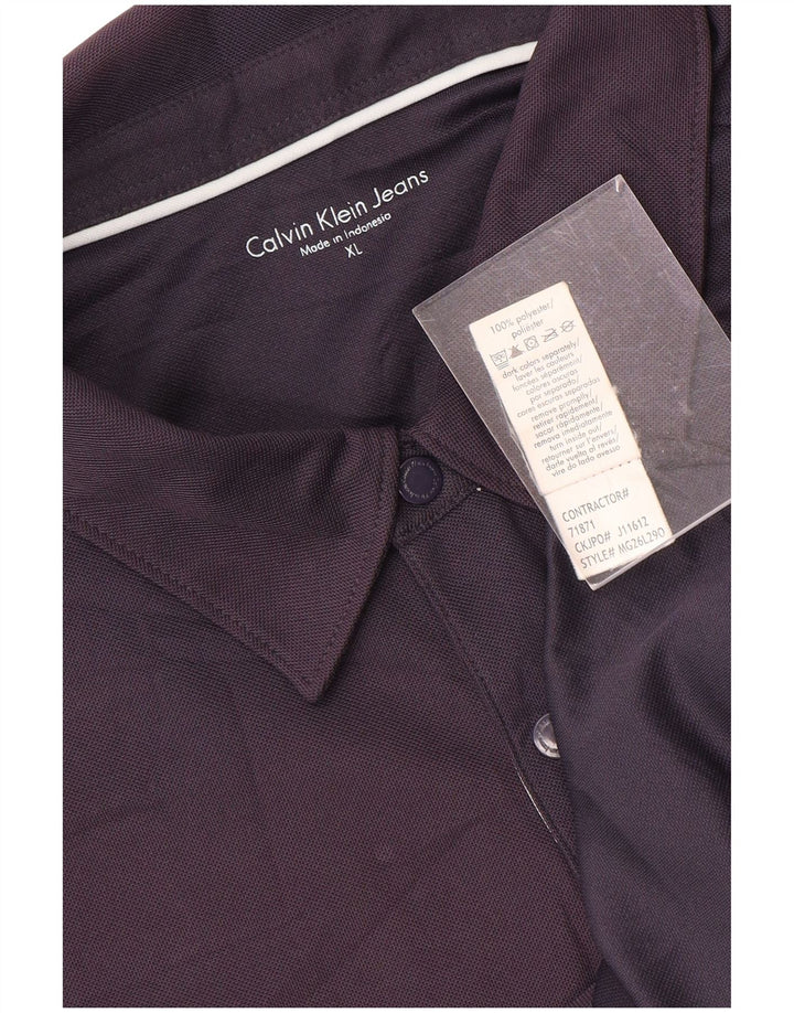 Calvin Klein Jeans muška polo majica XL tamnoplavi poliester