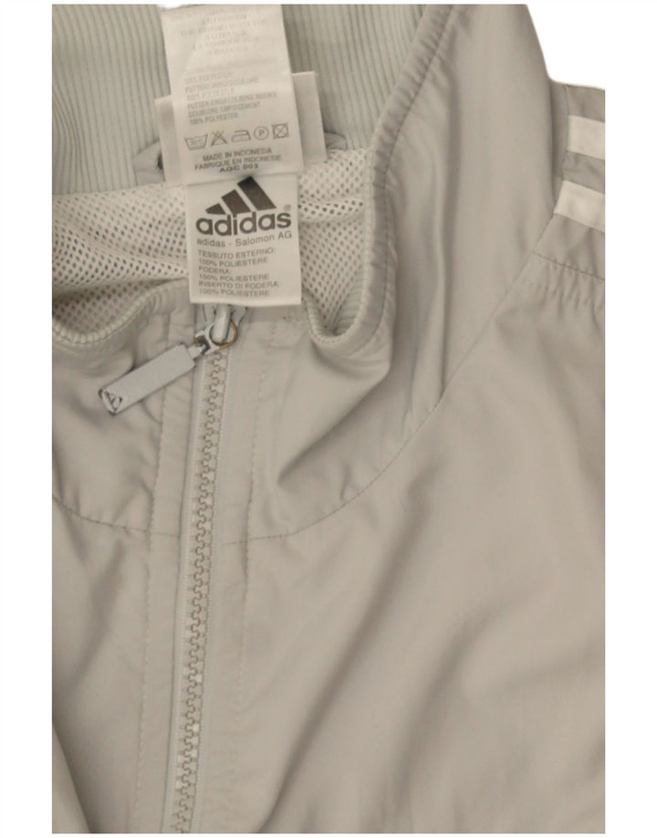 Adidas muška gornja jakna trenirke UK 42/44 veliki sivi poliester
