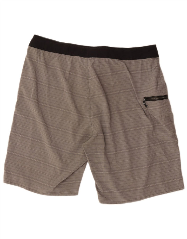 Rip Curl muške kratke kupaće hlače od poliestera s velikim sivim prugama