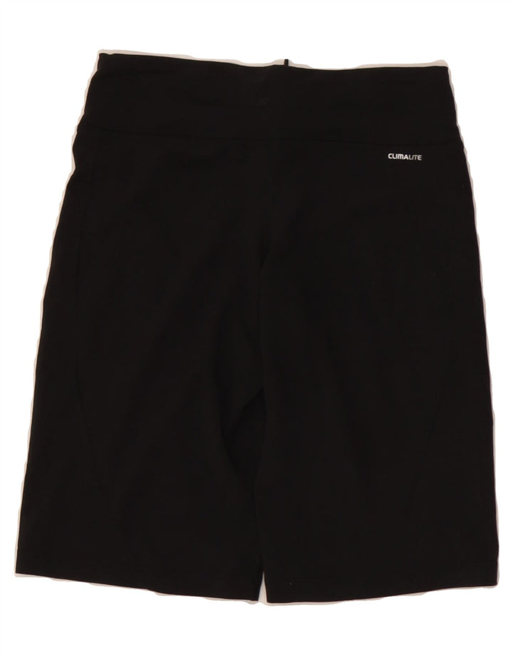 ADIDAS Womens Climalite Sport Shorts UK 10 Small Black Polyester Vintage Adidas and Second-Hand Adidas from Messina Hembry 