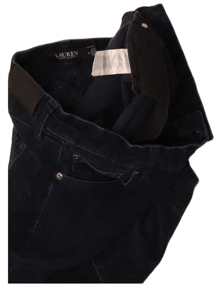 RALPH LAUREN Ženske hlače od samta US 8 srednje W30 L30 tamnoplave