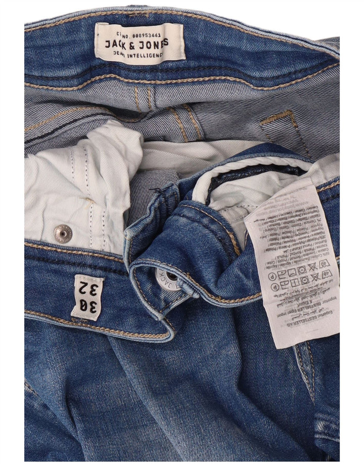 Jack & Jones Muške Tim Slim Jeans W30 L32 Plavi pamuk