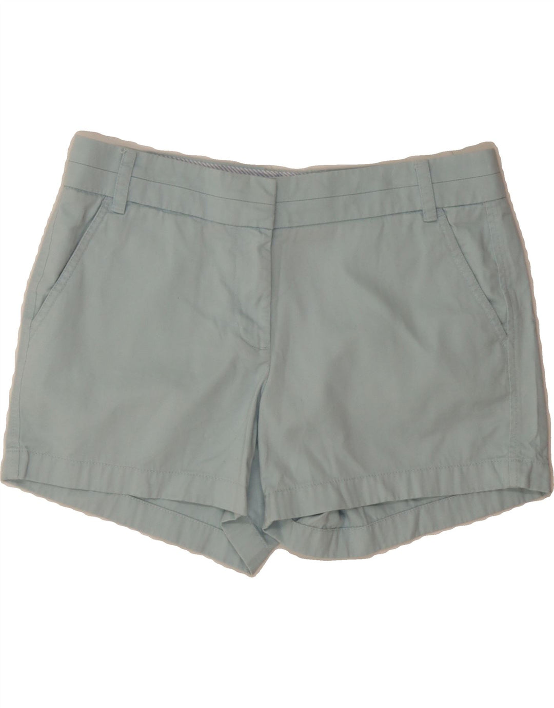 J. CREW Womens Casual Shorts US 8 Medium W34 Blue Cotton Vintage J. Crew and Second-Hand J. Crew from Messina Hembry 