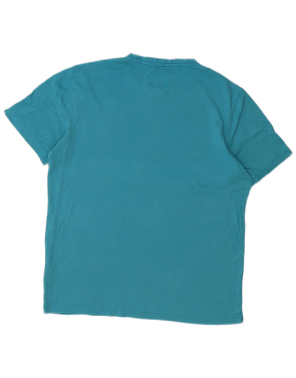 Crew Clothing Muška majica kratkih rukava Srednje plavi pamuk