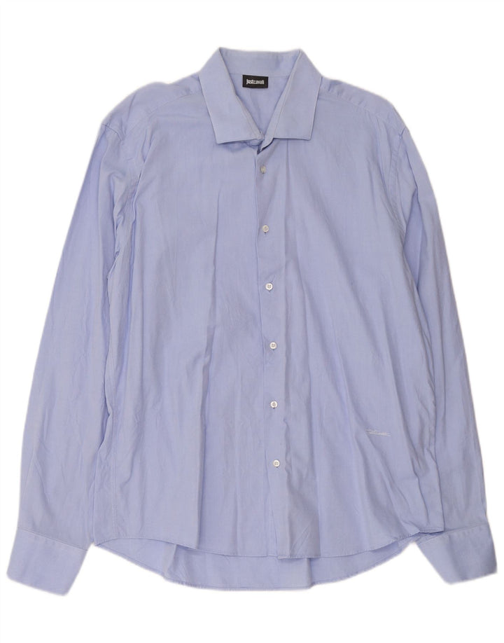Just Cavalli muška košulja veličina 45 17 3/4 XL plava