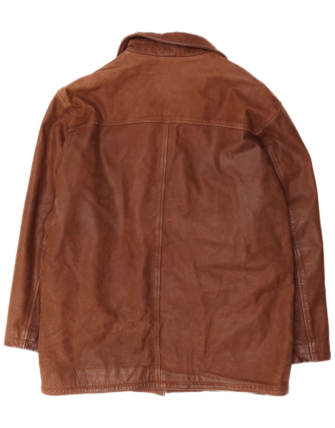 Vintage muška kožna jakna UK 42 XL smeđa koža