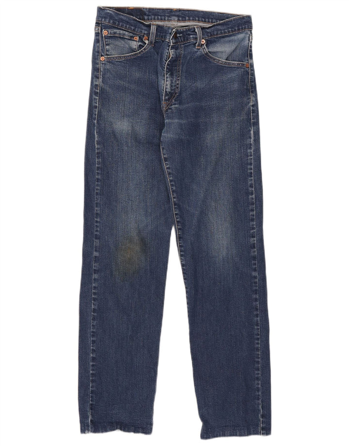 Levi's muške 521 ravne traperice W33 L29 plavi pamuk