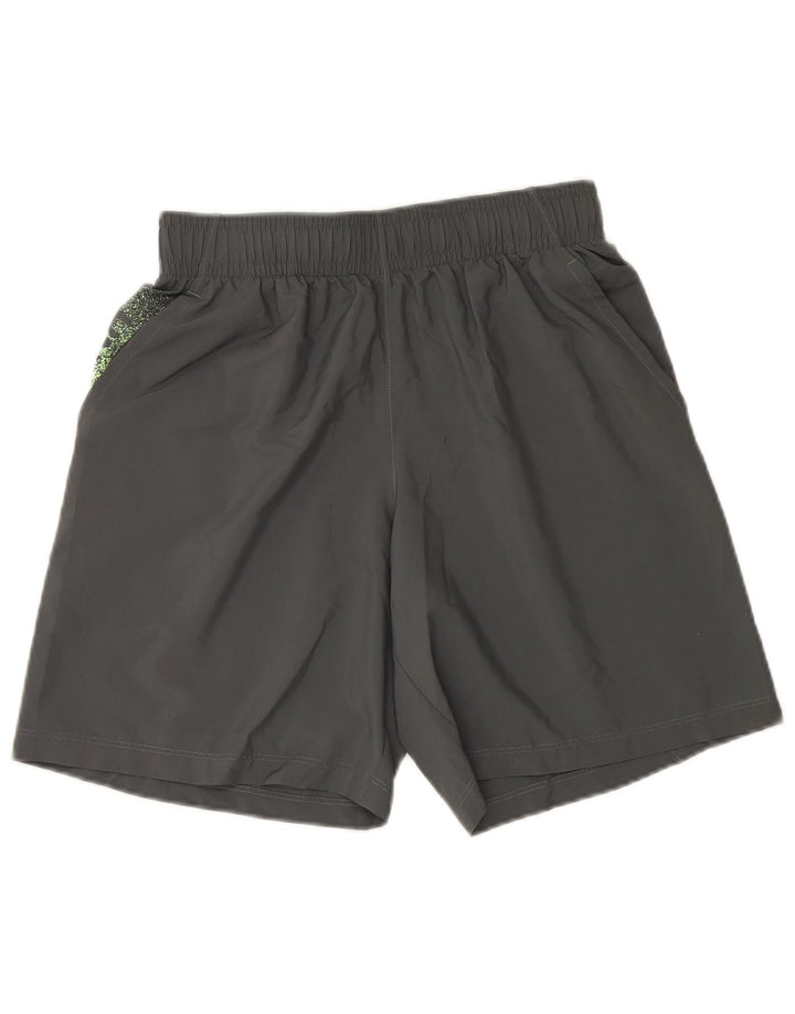 UNDER ARMOUR Mens Graphic Sport Shorts Small  Grey Polyester