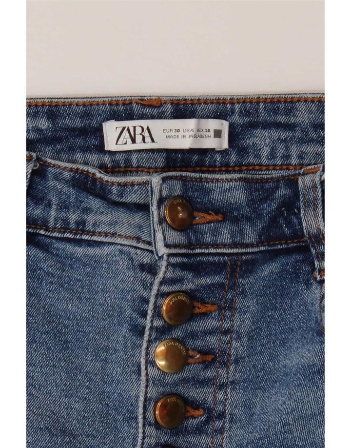 Zara ženske traperice EU 38 male W28 L25 plavi pamuk