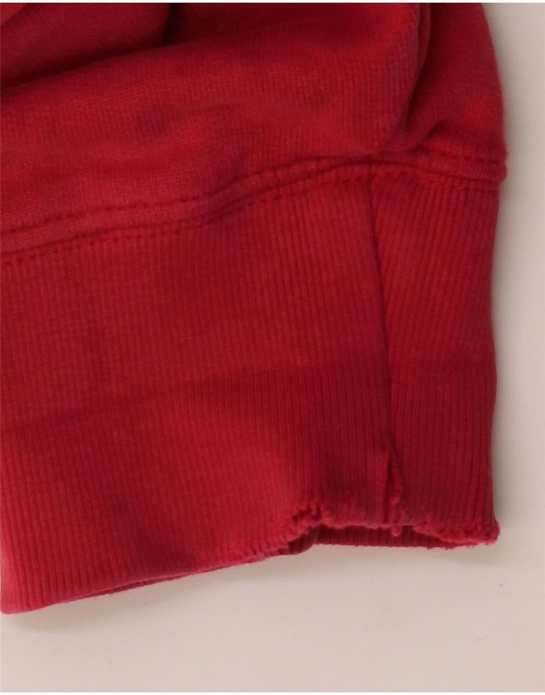 VINTAGE muška majica s kapuljačom srednje veličine, crveni pamuk