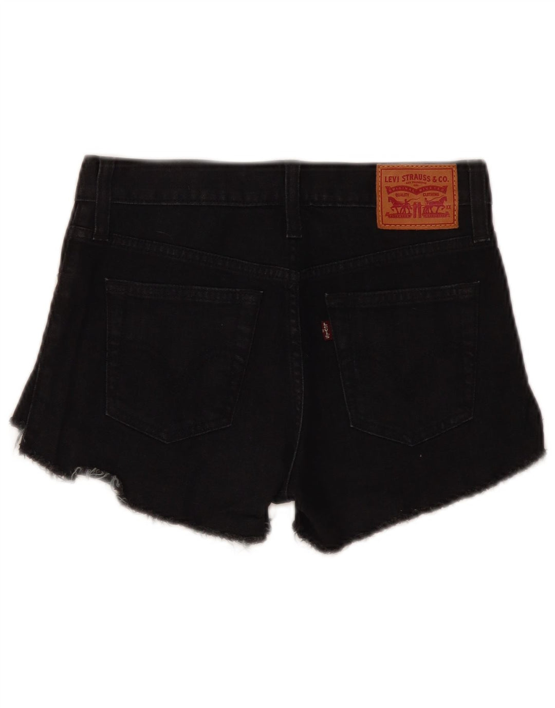 LEVI'S Ženske traper kratke hlače W24 XS crni pamuk