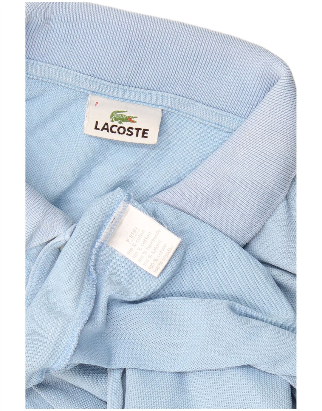 LACOSTE muška polo majica veličina 7 2XL plavi pamuk