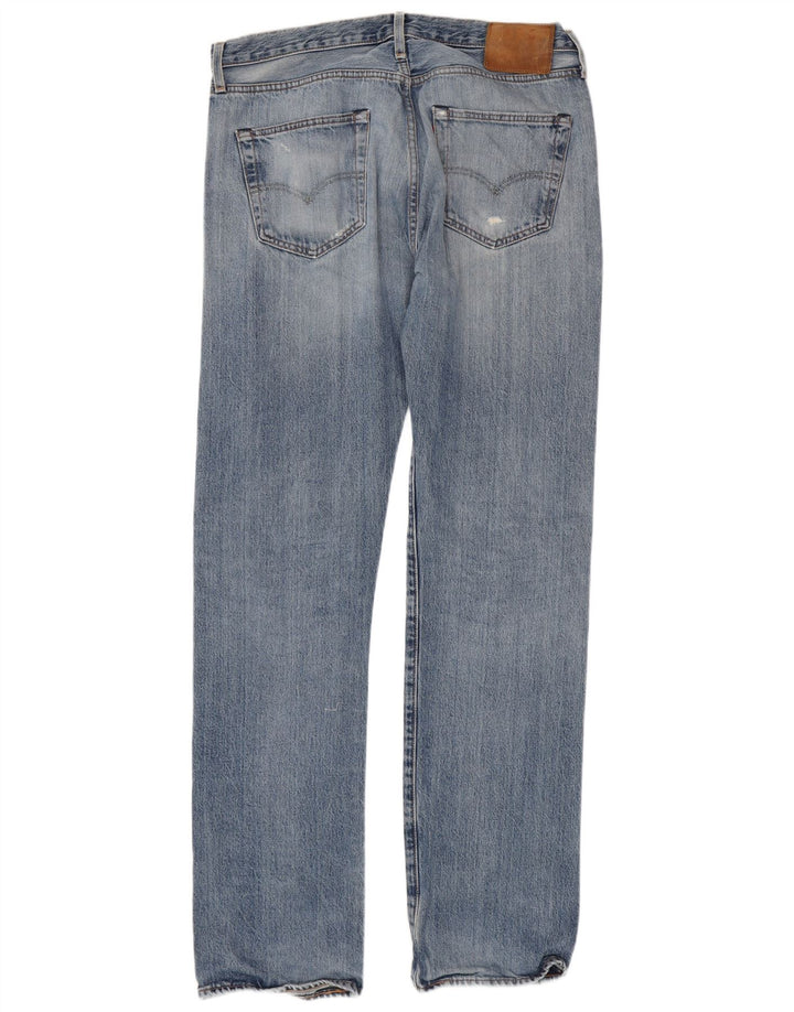 Levi's muške uske traperice s oštećenjem W34 L35 plave