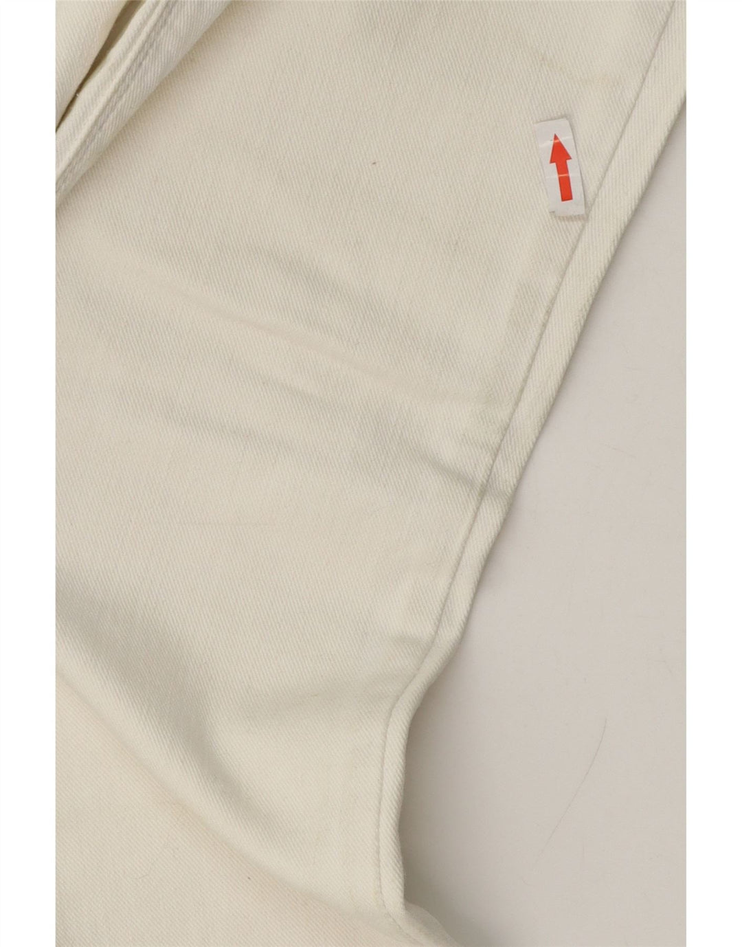 Levi's ženske 571 uske traperice W28 L30 bijeli pamuk
