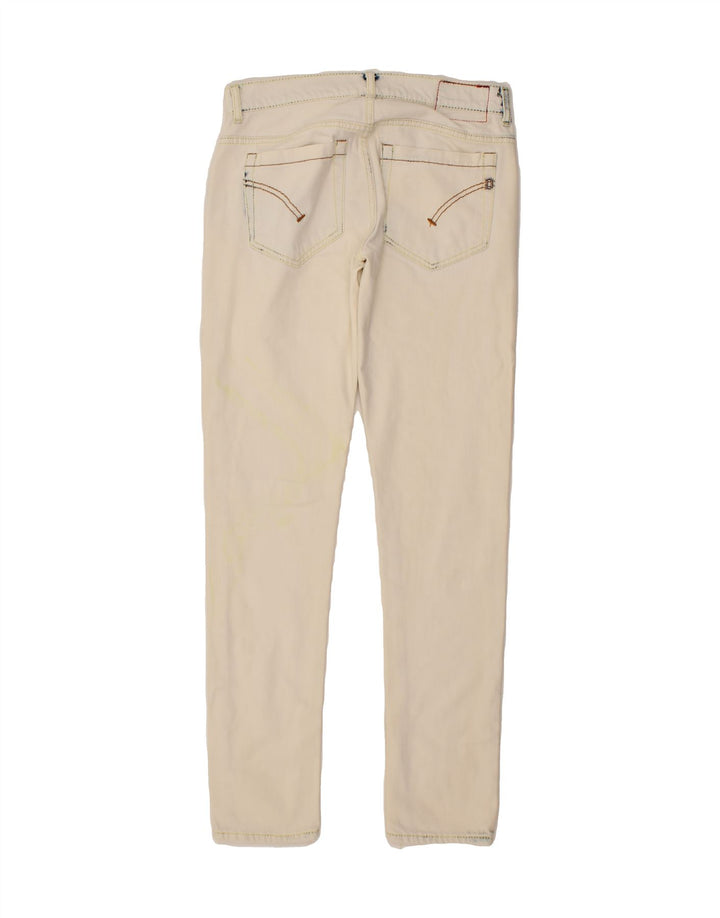 DONDUP Womens Slim Jeans W30 L30 White Vintage Dondup and Second-Hand Dondup from Messina Hembry 