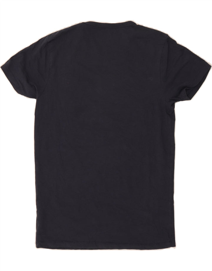 JACK & JONES Mens T-Shirt Top Medium Navy Blue Cotton Vintage Jack & Jones and Second-Hand Jack & Jones from Messina Hembry 