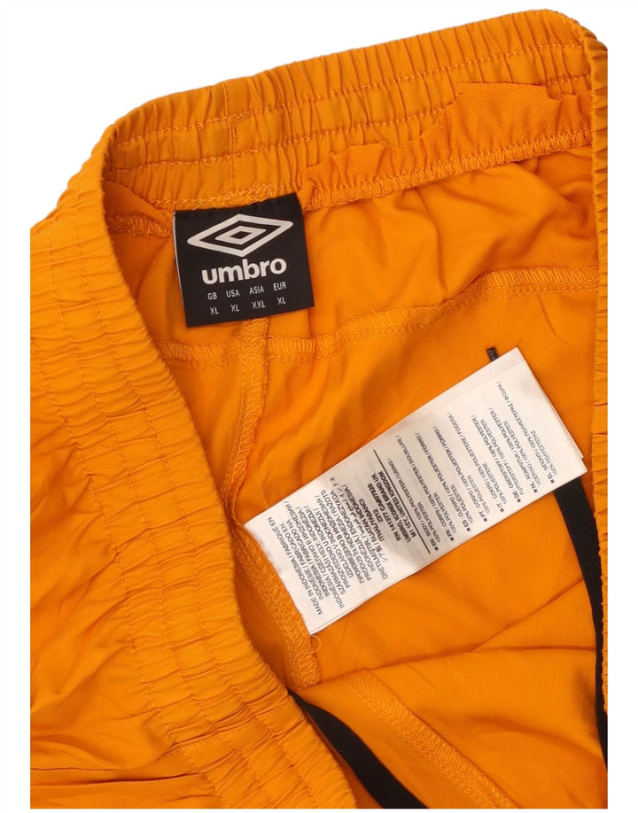 Umbro muške kratke sportske hlače XL narančaste poliesterske boje