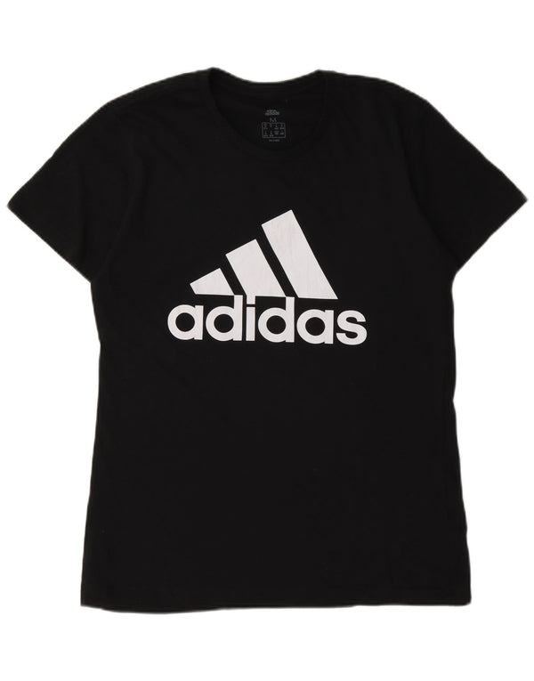 Adidas ženska majica kratkih rukava s grafičkim motivima UK 12/14 srednje crna