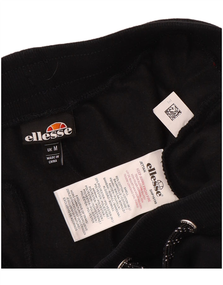 Ellesse muške trenirke s trenirkama srednje veličine, crni pamuk