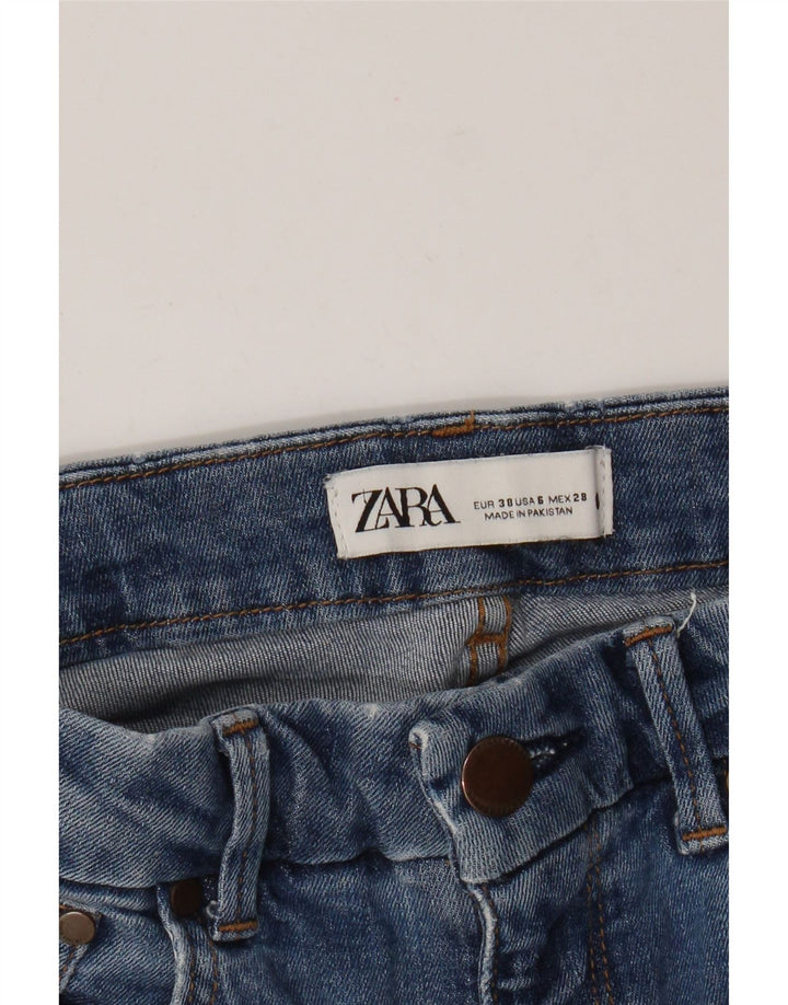Zara ženske lepršave traperice EU 38 male W28 L27 plave