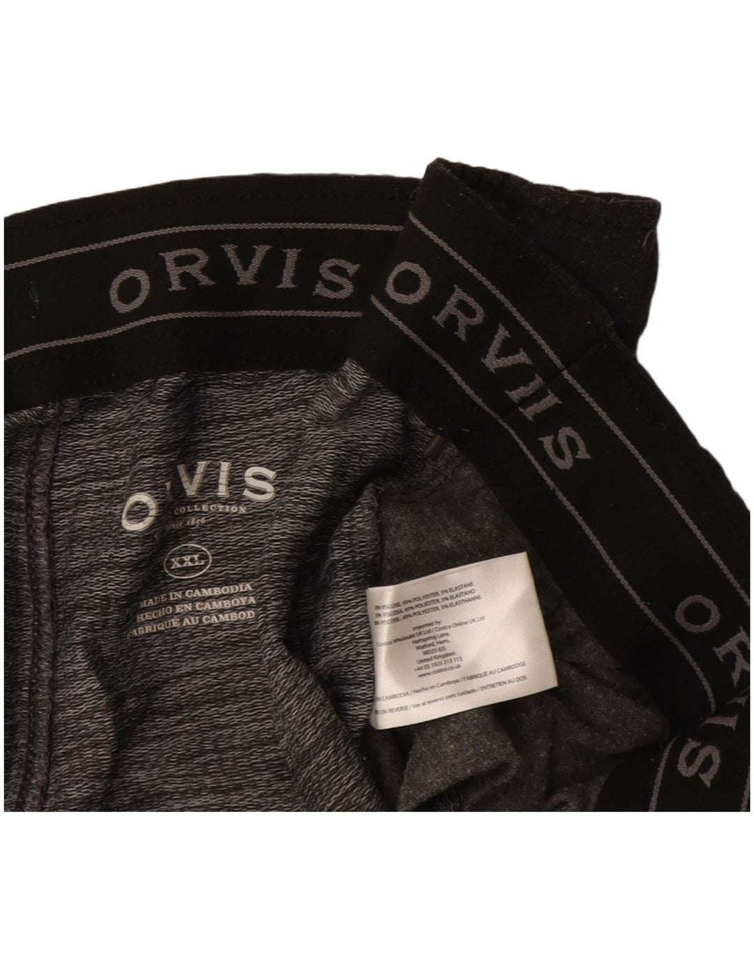 Orvis muške hlače od trenirke 2XL sive viskoze