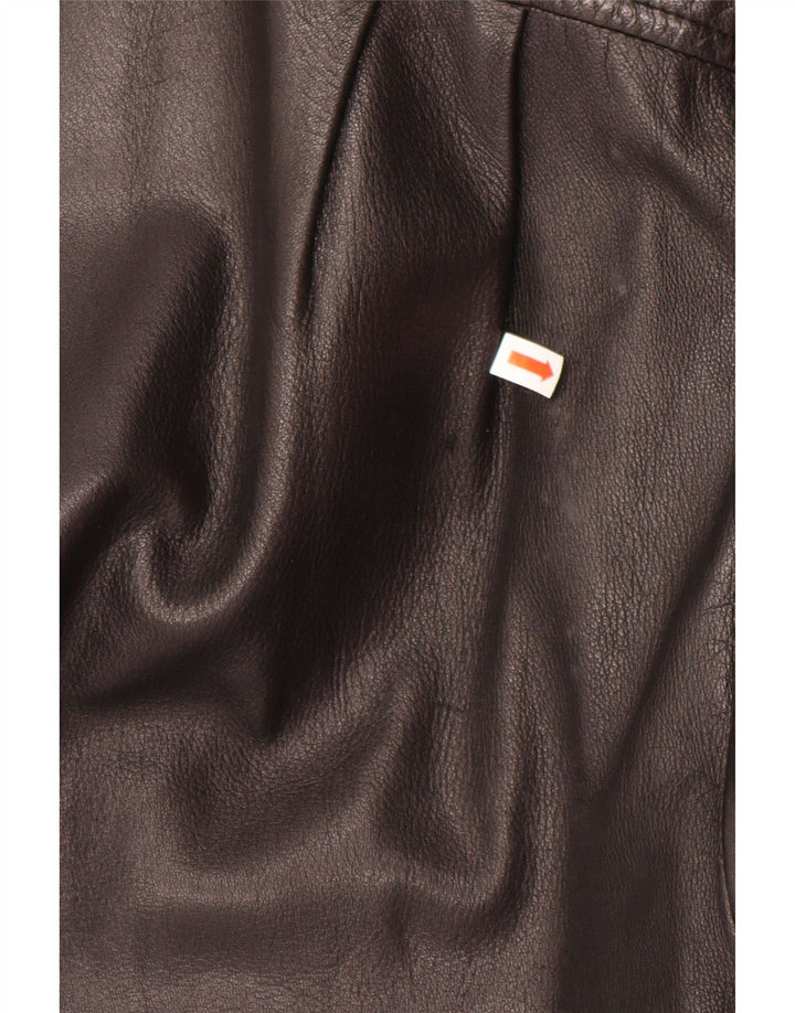 Danier ženska prevelika kožna jakna UK 6 XS crna