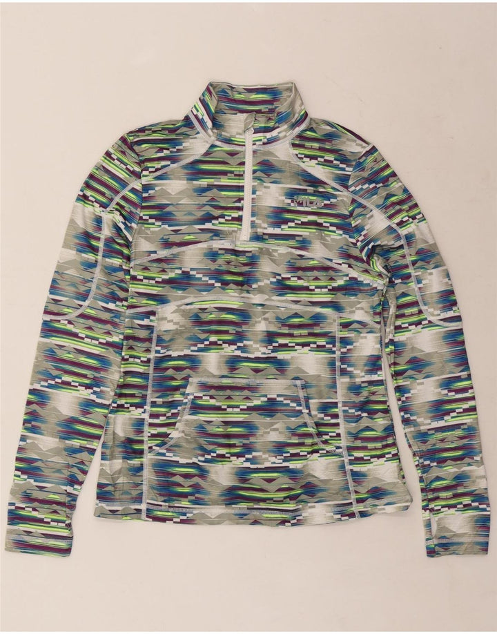 FILA Ženski pulover Trenirka Top UK 12 srednje raznobojna geometrijska