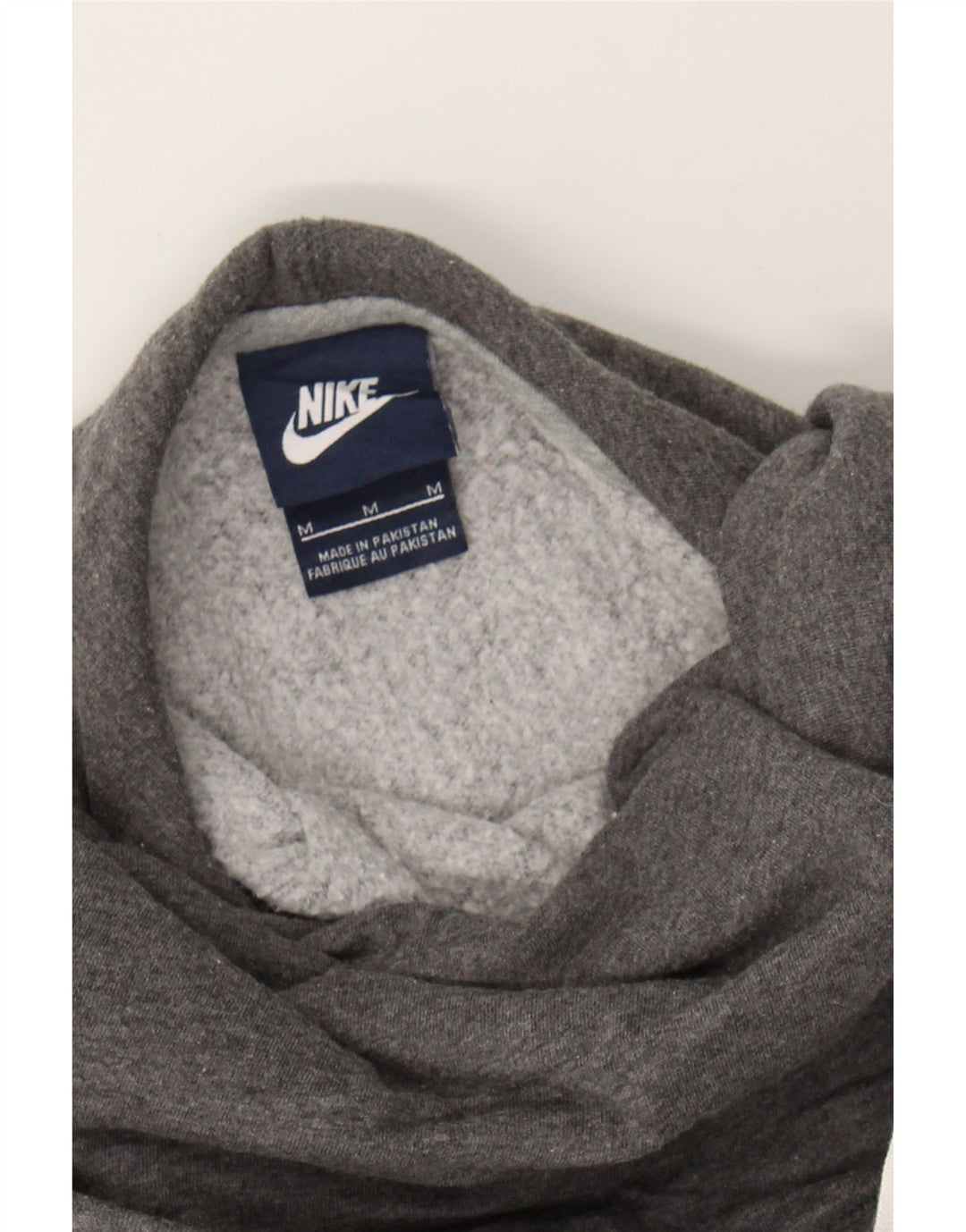 NIKE Mens Hoodie Jumper Medium Grey Cotton Vintage Nike and Second-Hand Nike from Messina Hembry 