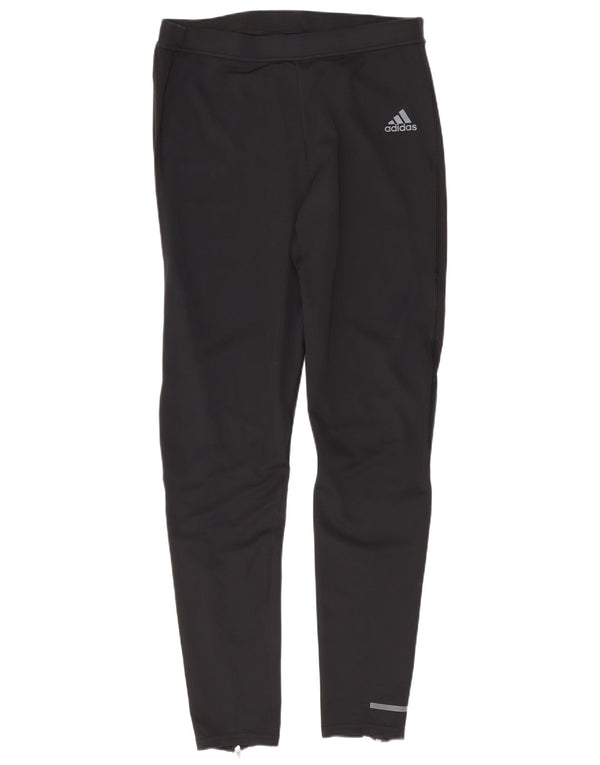 Adidas ženske Aeroready tajice UK 14 velike crne poliesterske