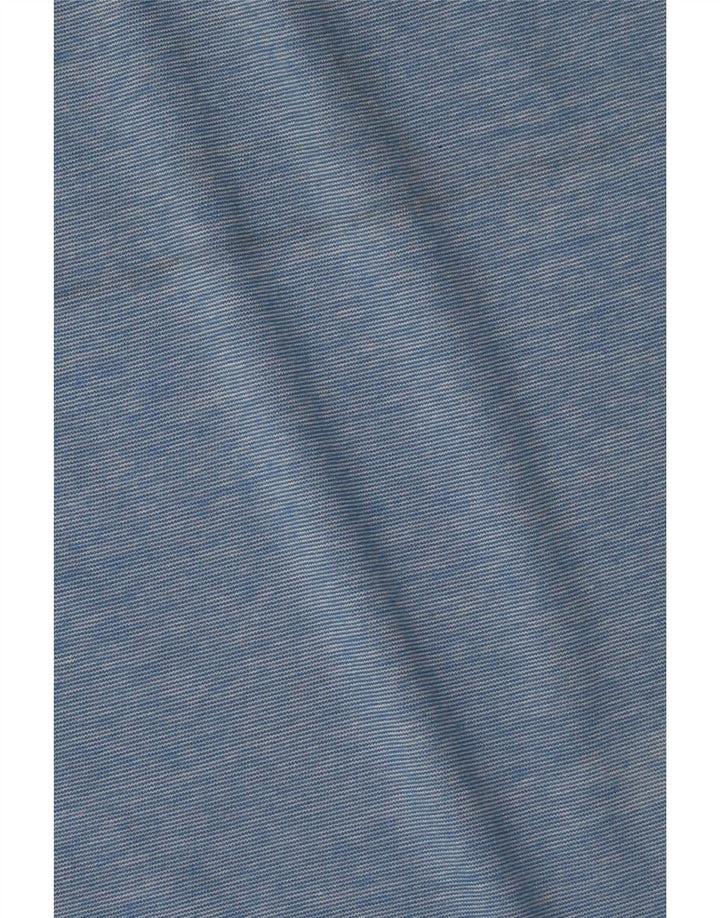 SUPERDRY muški gornji dio prsluka srednje plave pruge od pamuka