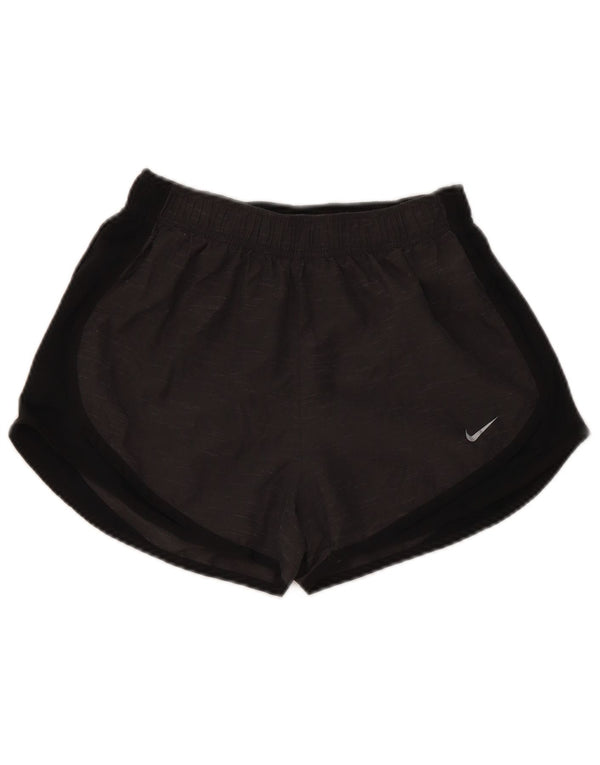 Nike ženske sportske kratke hlače UK 8 male sive boje od poliestera