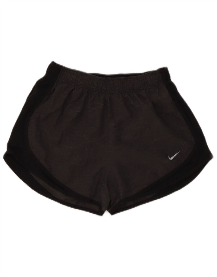 Nike ženske sportske kratke hlače UK 8 male sive boje od poliestera