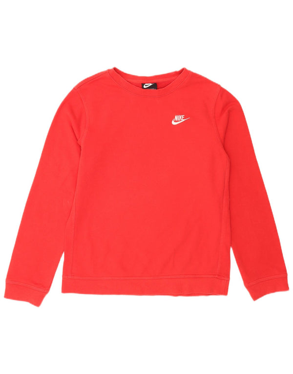 Nike Boys Standard Fit Sweatshirt Džemper 13-14 godina XL crveni pamuk