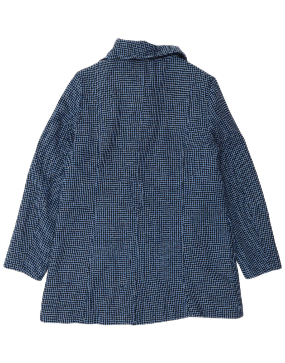 LEVI'S ženski kaput s dvorednim kopčanjem UK 16 Large Blue Houndstooth Wool