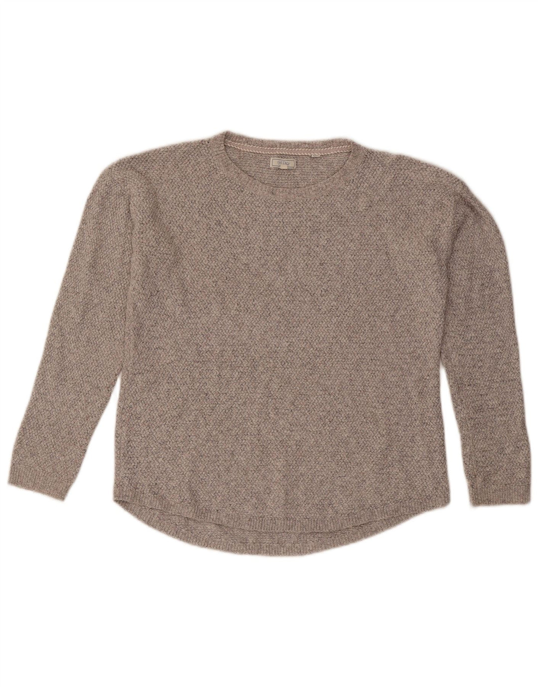 Fat Face ženski prekomjerni džemper s morskim izrezom UK 10 Mali sivi pamuk