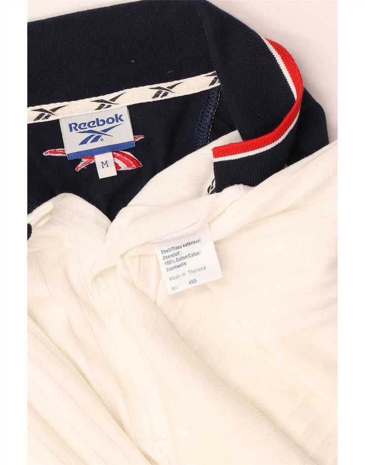 Reebok muška polo majica srednje bijele boje, pamuk