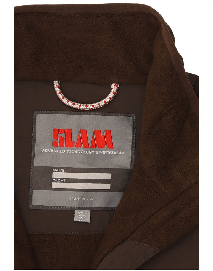 Slam muška vjetrovka jakna UK 42 XL smeđi najlon