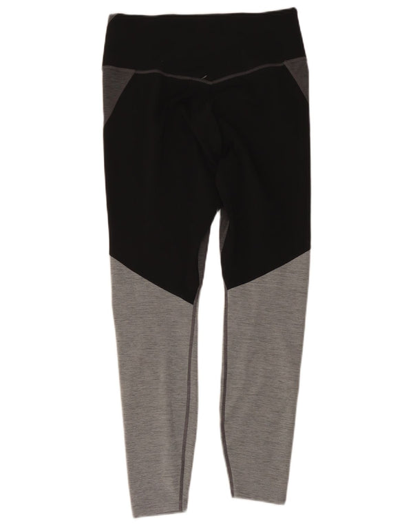 Ženske tajice Nike UK 12 poliester srednje sive boje