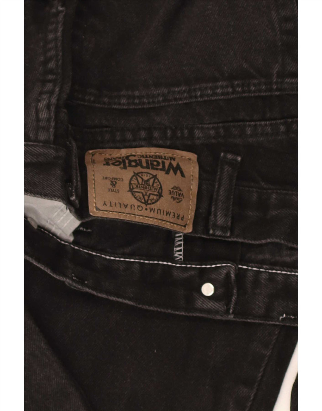 Wrangler muške široke traperice W36 L32 crne