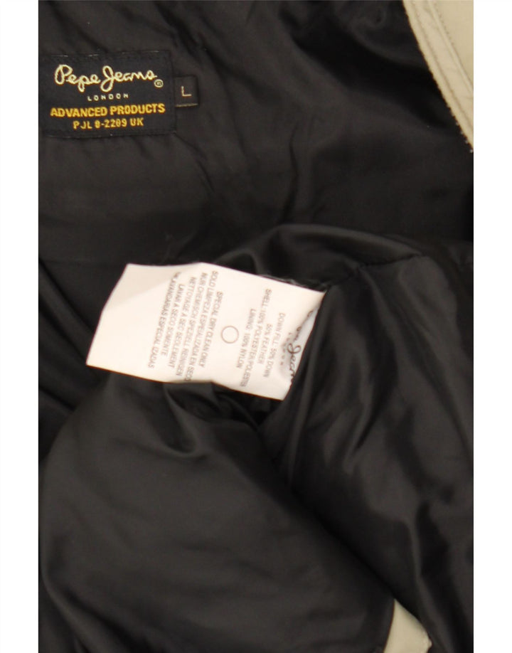 PEPE JEANS Muška podstavljena jakna s kapuljačom UK 40 veliki zeleni poliester