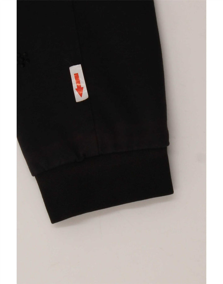 Moschino ženska jakna sa jaknom s 3 gumba Crop Graphic UK 10 Mala crna
