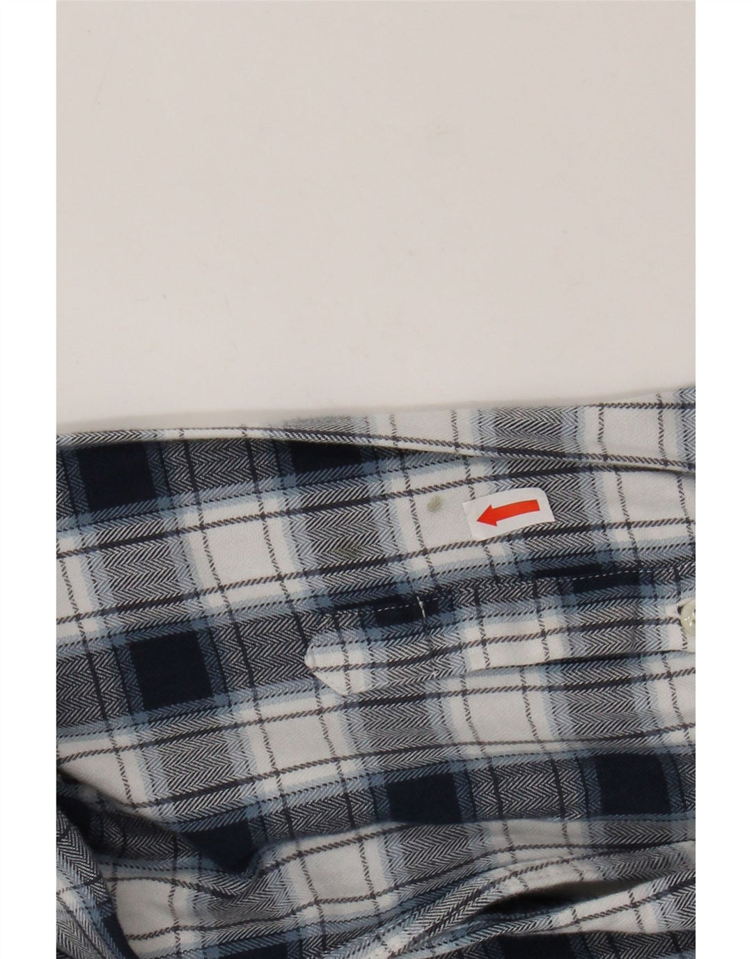 REISS Muška flanelska košulja standardnog kroja XL tamnoplavi karirani pamuk