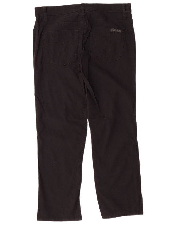 Calvin Klein Jeans Ženske ležerne hlače US 6 Small W32 L26 Black Classic