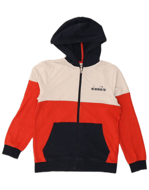 Diadora pulover s kapuljačom s patentnim zatvaračem za dječake 11-12 godina XL u više boja
