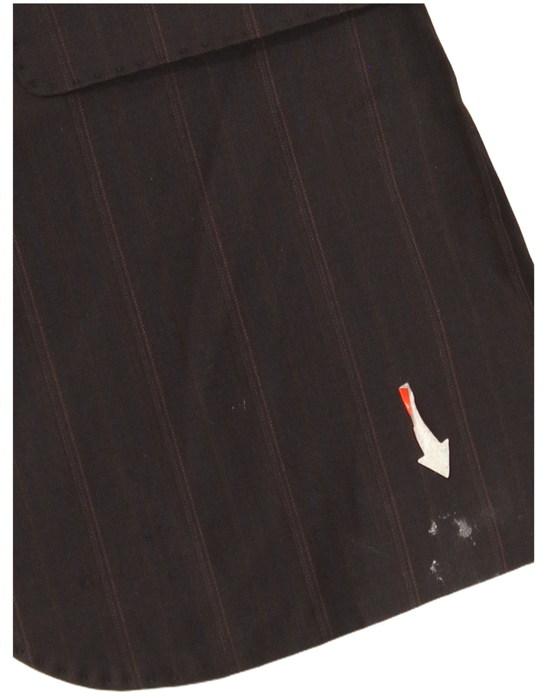 Massimo Dutti Ženska jakna sako s 2 gumba EU 36 XS crna vunena prugasta