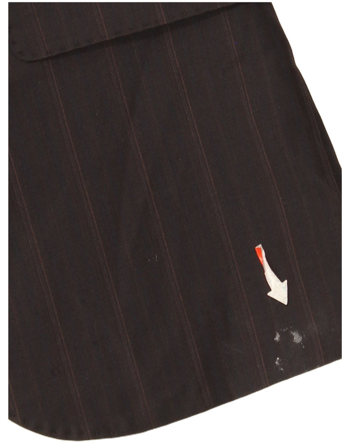 Massimo Dutti Ženska jakna sako s 2 gumba EU 36 XS crna vunena prugasta