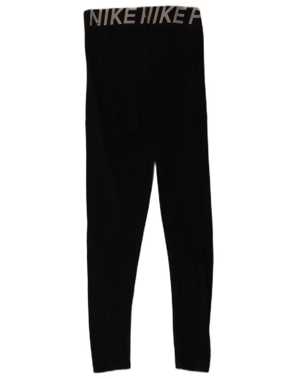 Nike Ženske Dri Fit Graphic Leggings UK 8 Male crne