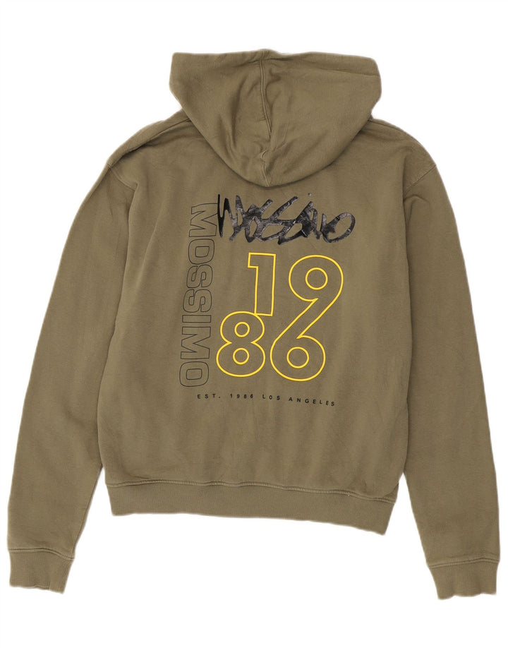 Mossimo ženska majica s kapuljačom s grafičkim motivima US 12, veliki kaki pamuk